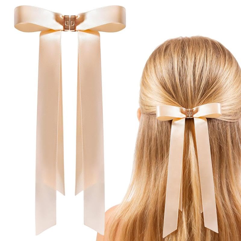 Magnetic Bow Hair Clip – 2-in-1 Strong Hold Claw Clip for Women & Girls