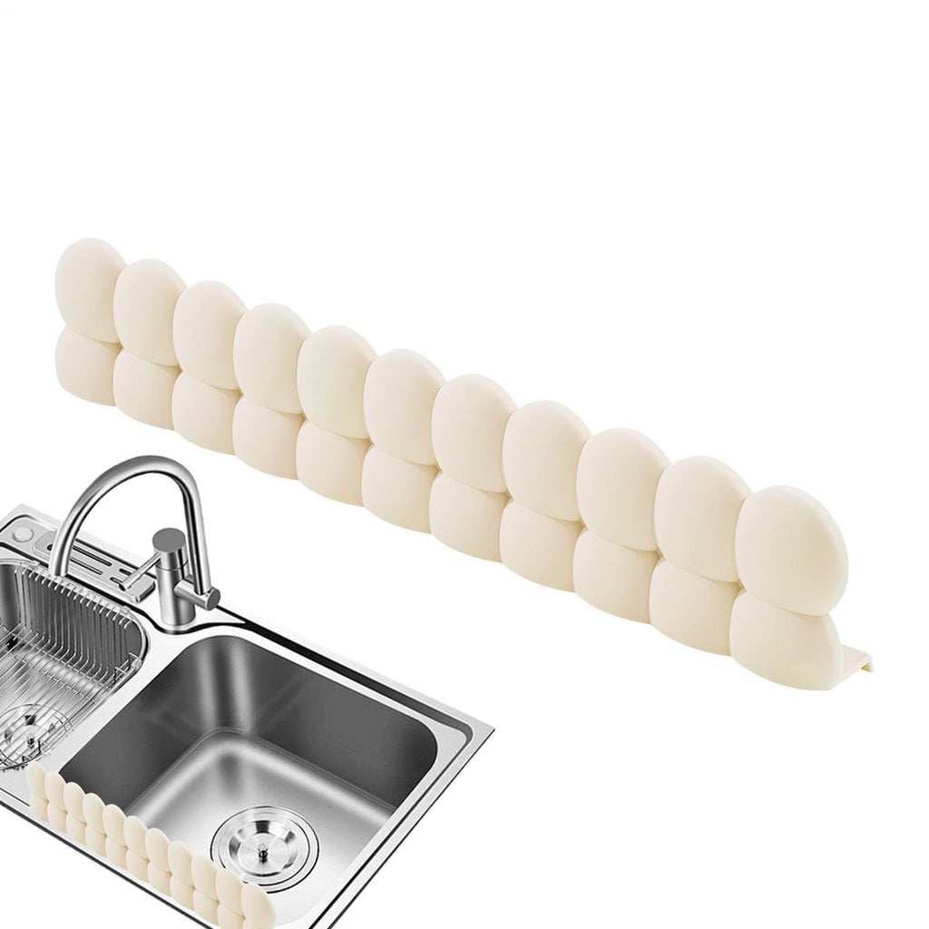 Generico Paraspruzzi per Lavello,Scudo Protettivo,Paraspruzzi in Silicone per Lavello - Bordino Riutilizzabile per Piano Cucina, Bagno e Ristorante