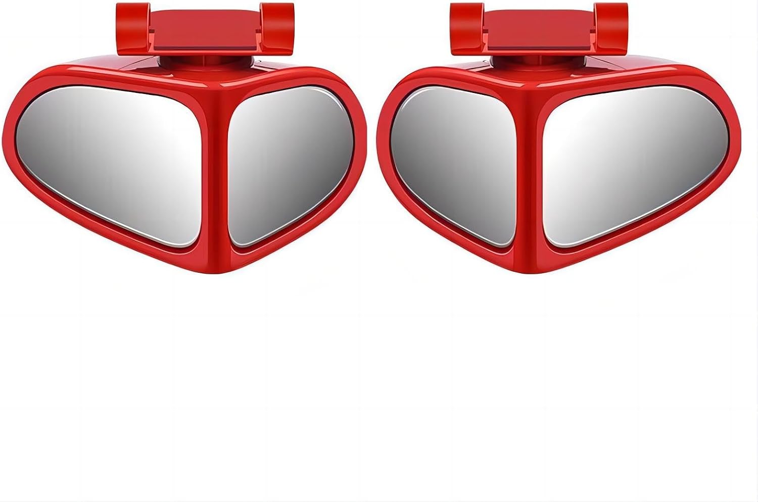 Automotive Mirror Auxiliary Small Mirrors: Rotatable, Wide View Angle, 360 Degrees, High Definition Reverse Mirrors (Black, Right-Side)