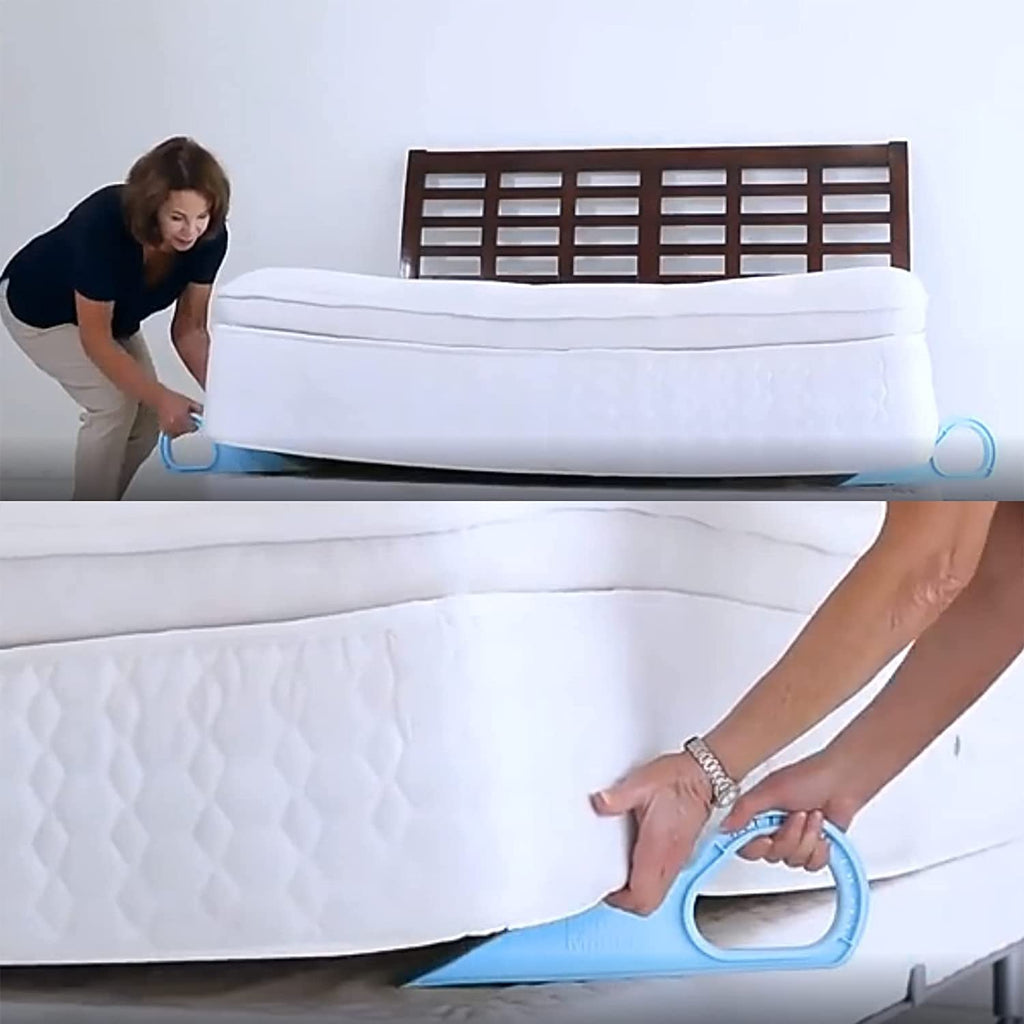Upgraded Thickened Mattress Lifter – Ergonomic Bed Sheet Tucking Tool for Easy Bed Making | Non-Slip Mattress Wedge for Home & Hotel Use