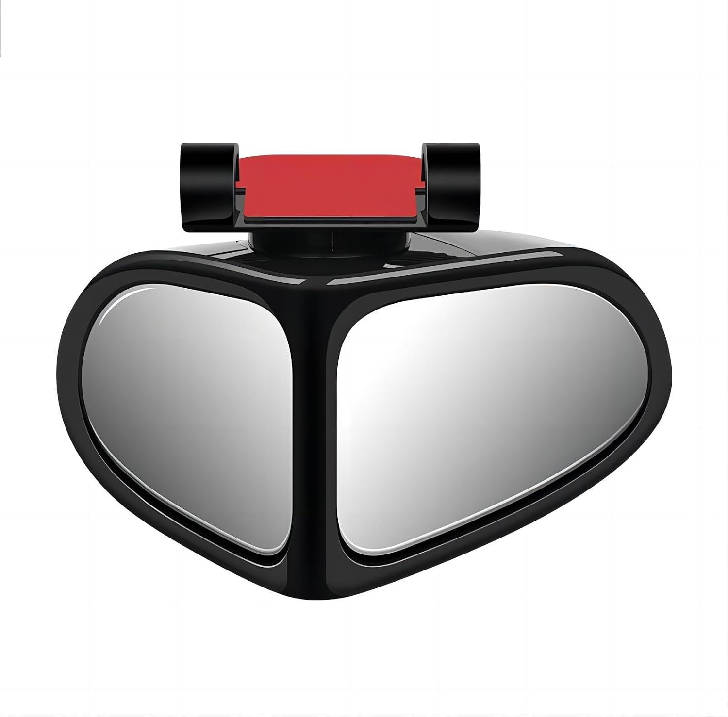 Automotive Mirror Auxiliary Small Mirrors: Rotatable, Wide View Angle, 360 Degrees, High Definition Reverse Mirrors (Black, Right-Side)