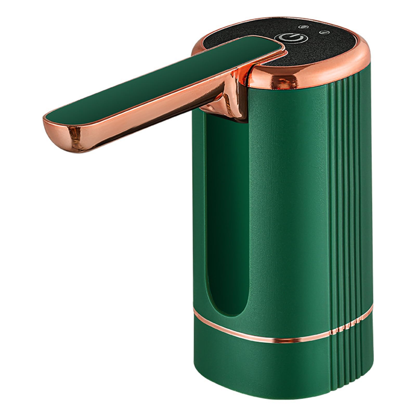 Dispensador de agua plegable de 5 galones, bomba eléctrica para botella de agua con base extraíble para jarra de 1 a 5 galones, dispensador automático de agua para encimera, para caravana, viajes al