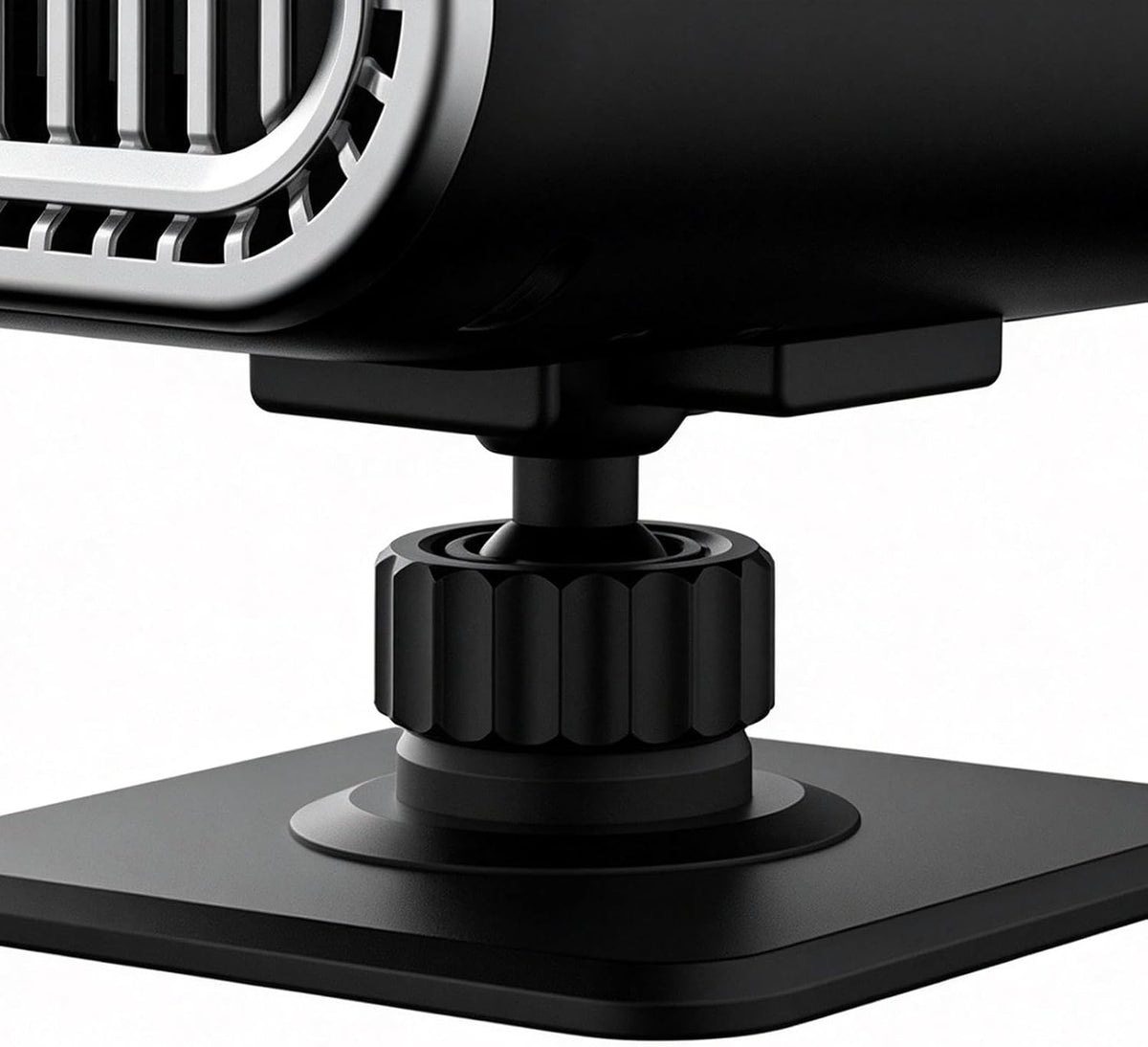 12V Portable Car Heater & Defogging Fan – 120W Three-Setting Dashboard Heater with Adjustable Mount for Winter Driving