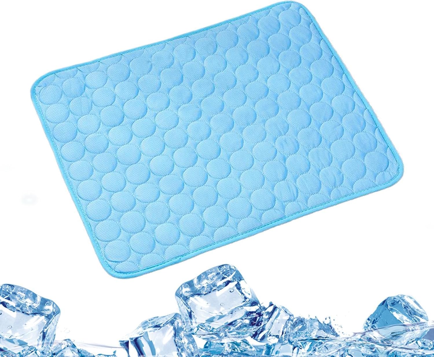 Genérico Alfombrilla Refrescante para Perros Exterior - Colchoneta Enfriadora De Seda Helada para Mascotas - Cama Manta para Descansar Y Jugar En Verano Razas Pequeñas Medianas Y Grandes