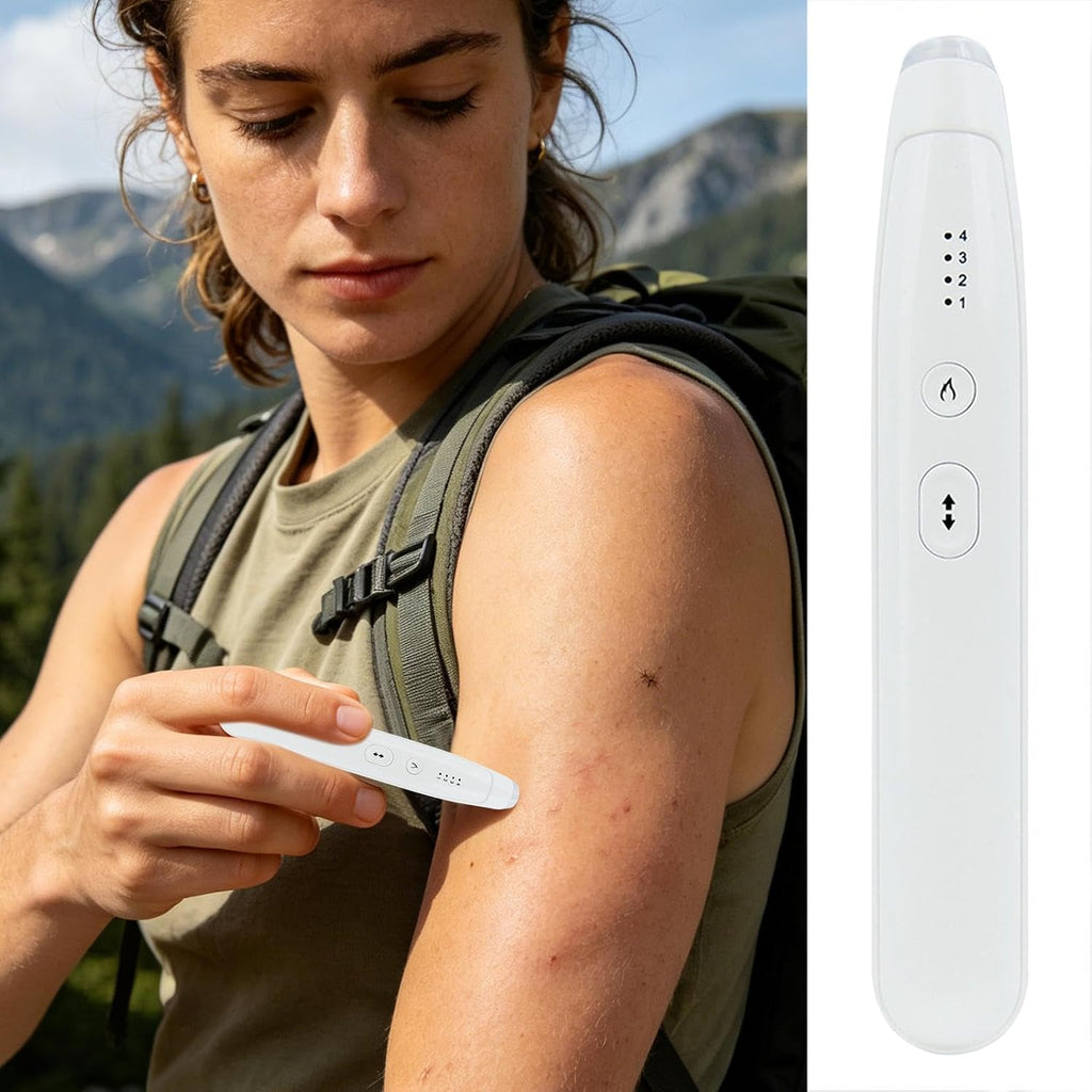 Bite and Itch Relief Pen USB Rechargeable Portable Temperature Control | Anti-Itch Relief Pen for Dormitory Office Travel Business Trip Camping Picnic Climbing