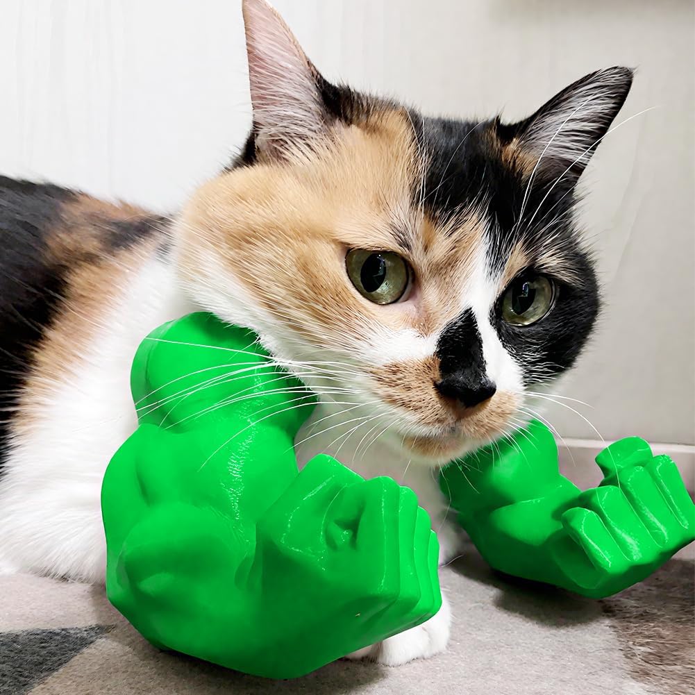 Cat Muscle Arm Halloween Costume Accessory, 3D Printed Cat Neck Muscle Arm Decoration, Funny Pet Cosplay Prop for Cats Dogs Rabbits, Adjustable Lightweight Design for Halloween Party Photos
