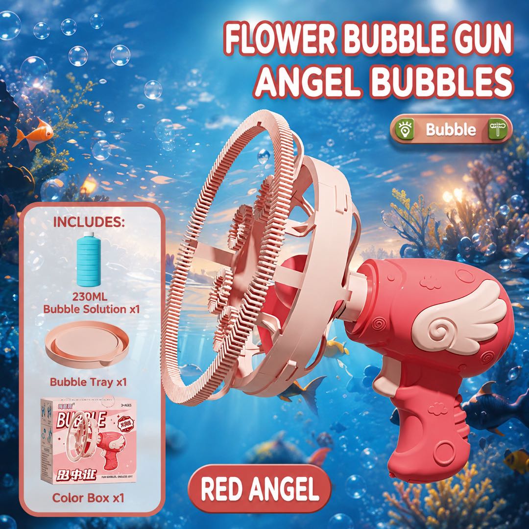 Electric Submarine Bubble Gun for Kids – Automatic Bubble Machine with Bubble-in-Bubble Effect | Outdoor Summer Toy for Boys & Girls