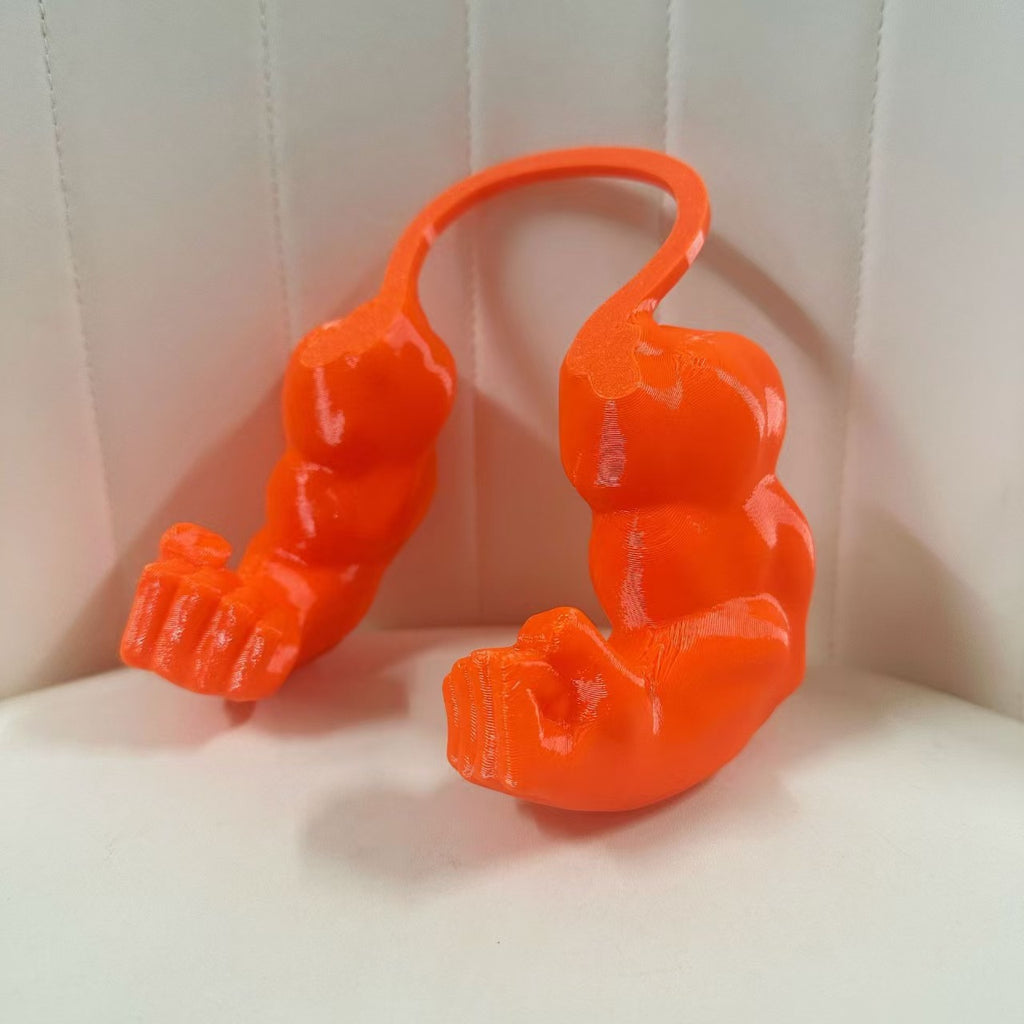 Cat Muscle Arm Halloween Costume Accessory, 3D Printed Cat Neck Muscle Arm Decoration, Funny Pet Cosplay Prop for Cats Dogs Rabbits, Adjustable Lightweight Design for Halloween Party Photos