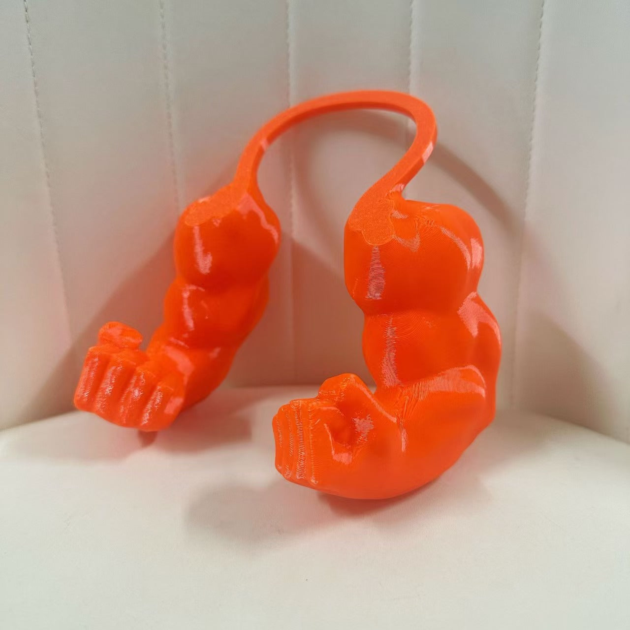Cat Muscle Arm Halloween Costume Accessory, 3D Printed Cat Neck Muscle Arm Decoration, Funny Pet Cosplay Prop for Cats Dogs Rabbits, Adjustable Lightweight Design for Halloween Party Photos