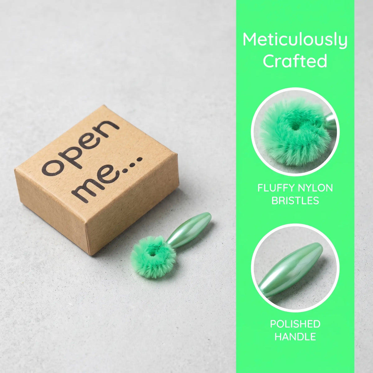 Funny Belly Button Lint Brush Gift Set – Mini Gag Gift with “Open Me” Box