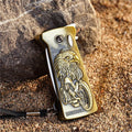 2-in-1 Windproof Jet Lighter & Beer Opener – Creative Metal Outdoor Camping Tool with Lanyard
