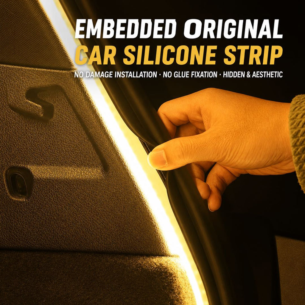 Universal Car Trunk LED Light Strip | Plug & Play Cargo Lighting with Dynamic Start-Up Scan & Steady-On Mode