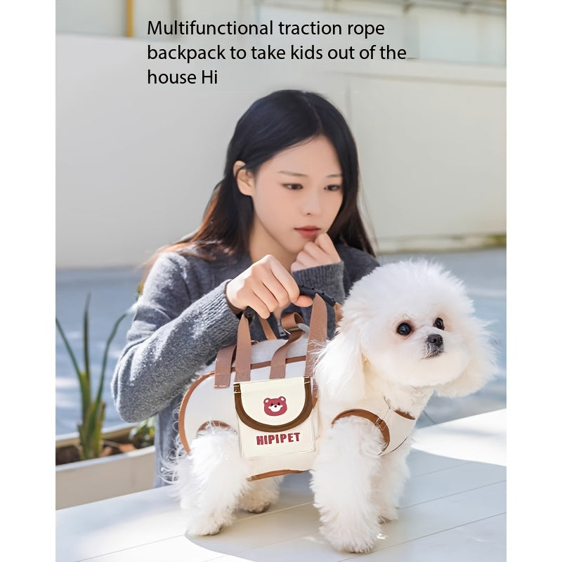 Full-Body Dog Lift Harness – Support Carrier with Backpack & Single-Shoulder Options for Stairs, Walking and Everyday Mobility