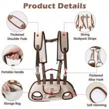 Full-Body Dog Lift Harness – Support Carrier with Backpack & Single-Shoulder Options for Stairs, Walking and Everyday Mobility
