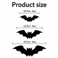 3DGlow LED Spider & Bat Wall Decals – Flashing Gothic Window Stickers for Halloween Party Decor