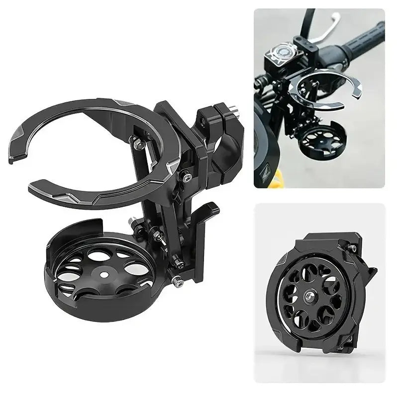 360° Rotating Foldable Bike & Motorcycle Cup Holder – Adjustable Bottle Cage