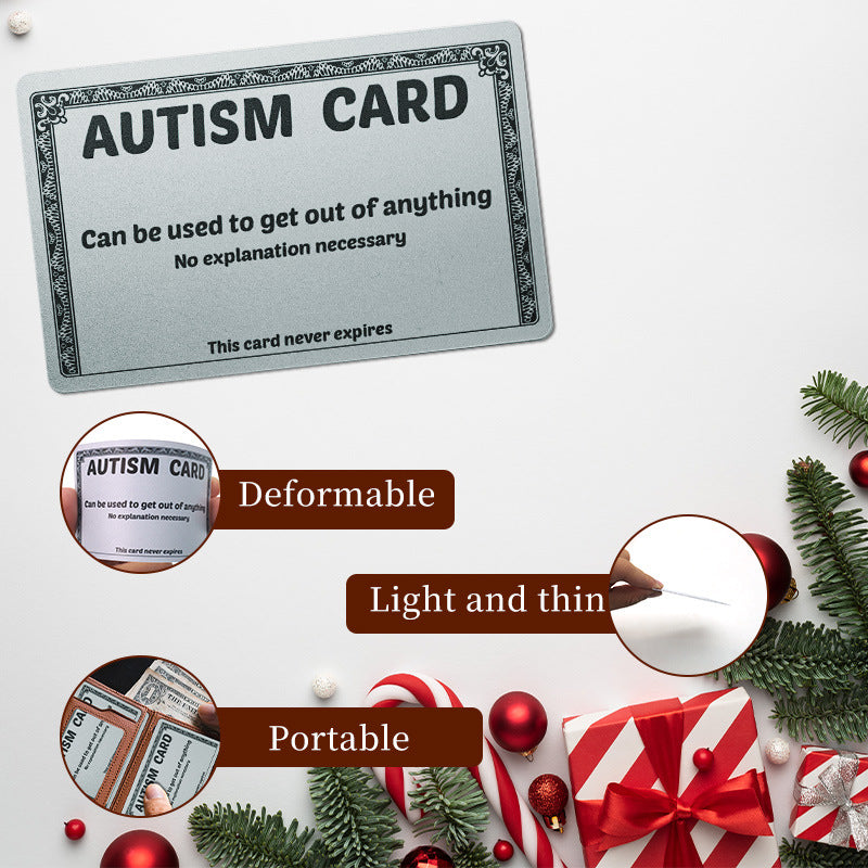 Funny Prank Wallet Card – Novelty Excuse & Joke Identity Card