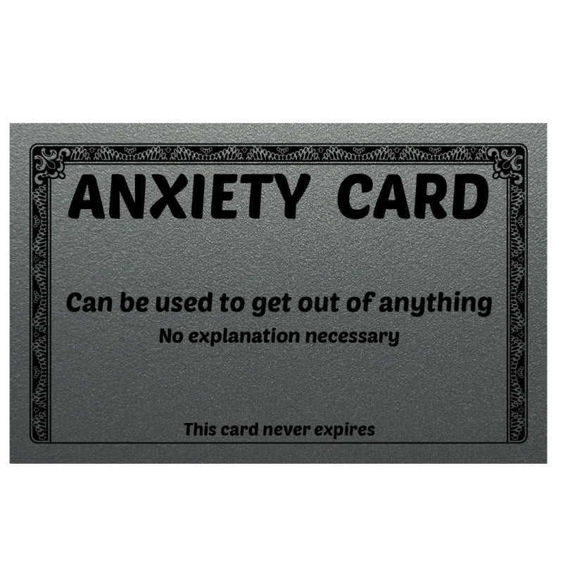 Funny Prank Wallet Card – Novelty Excuse & Joke Identity Card