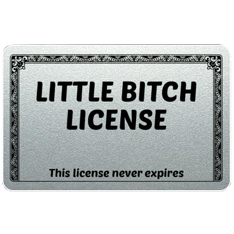Funny Prank Wallet Card – Novelty Excuse & Joke Identity Card