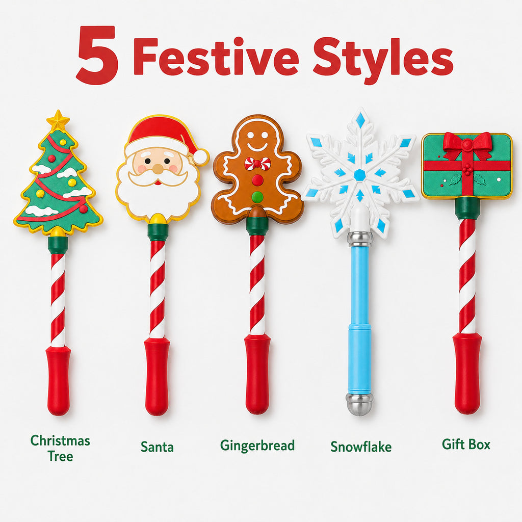 3D Printed Christmas Tap Wand – Contactless Card Holder for Holiday Payments