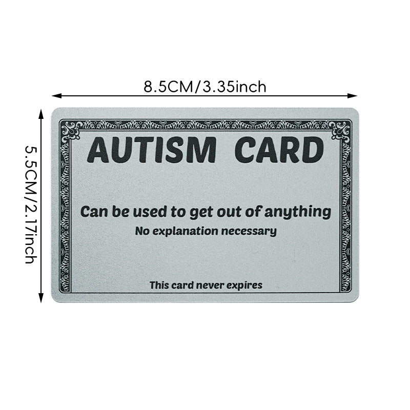 Funny Prank Wallet Card – Novelty Excuse & Joke Identity Card