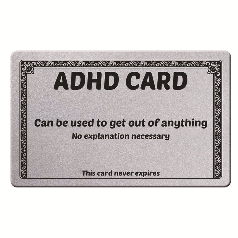Funny Prank Wallet Card – Novelty Excuse & Joke Identity Card