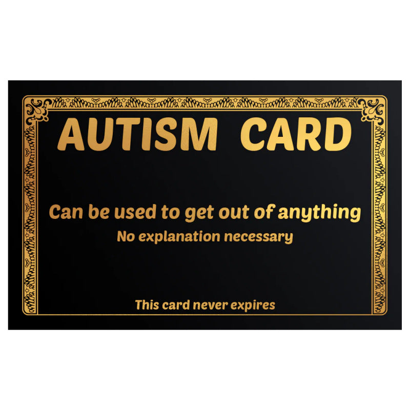 Funny Prank Wallet Card – Novelty Excuse & Joke Identity Card