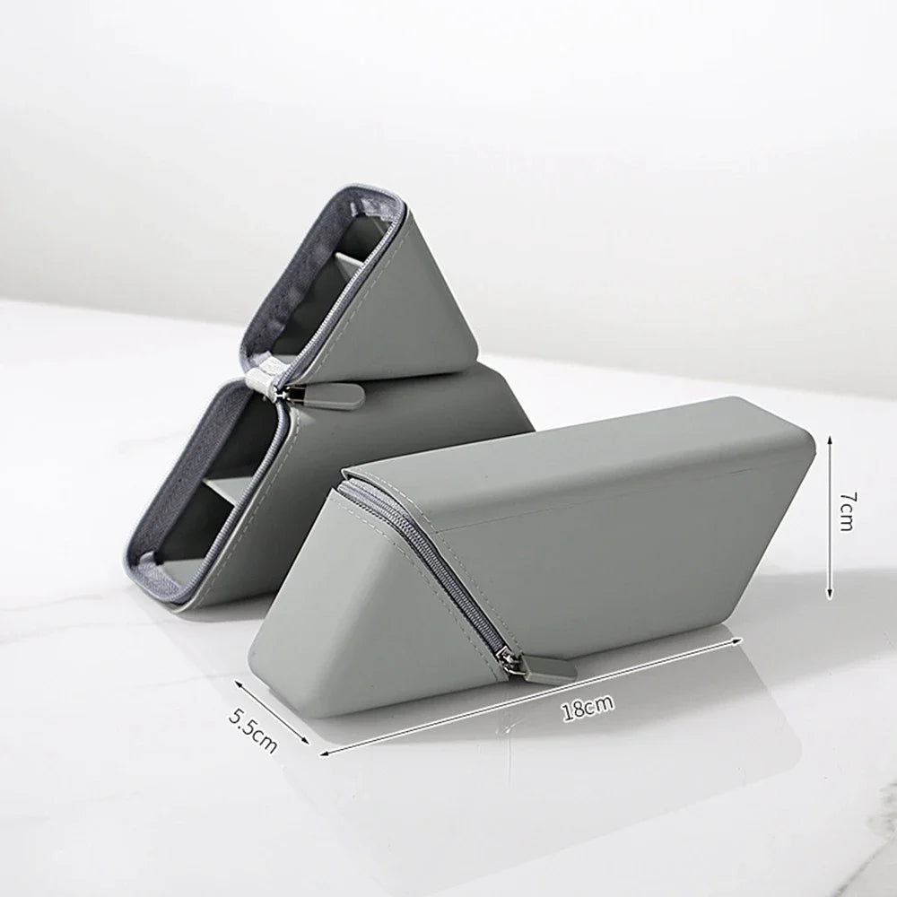 A Cute Pencil Case with a Foldable and Waterproof Silicone Pen Holder - Suitable for Desks, Study Rooms and Offices