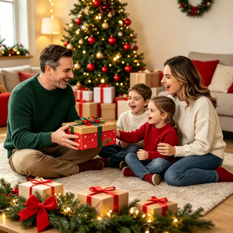 Santa Chimney Advent Calendar – 24-Day Pull-Out Christmas Countdown