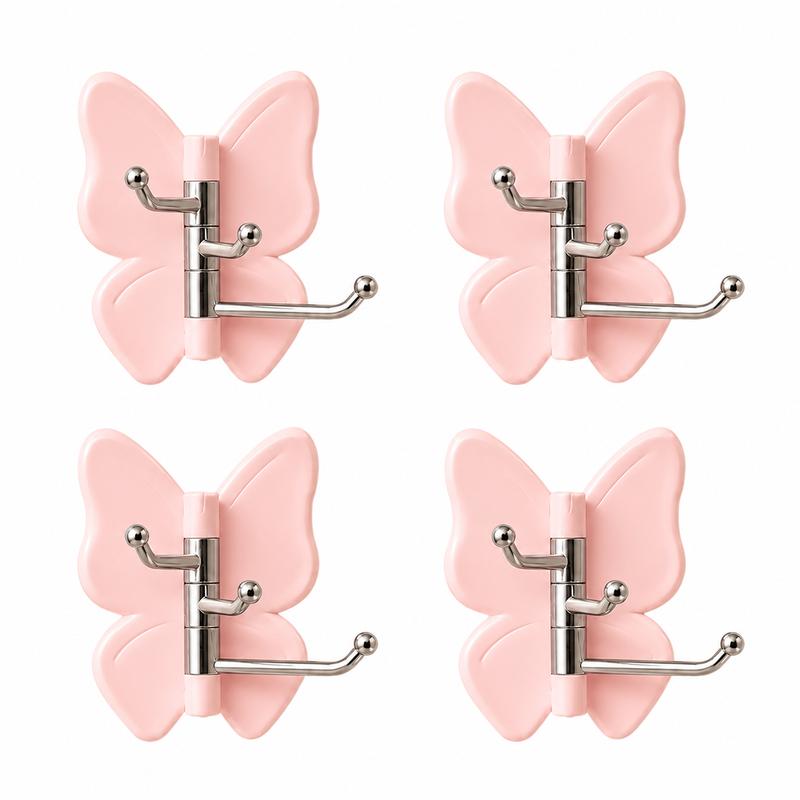 Rotating Butterfly Wall Hook – No-Drill Adhesive Organizer