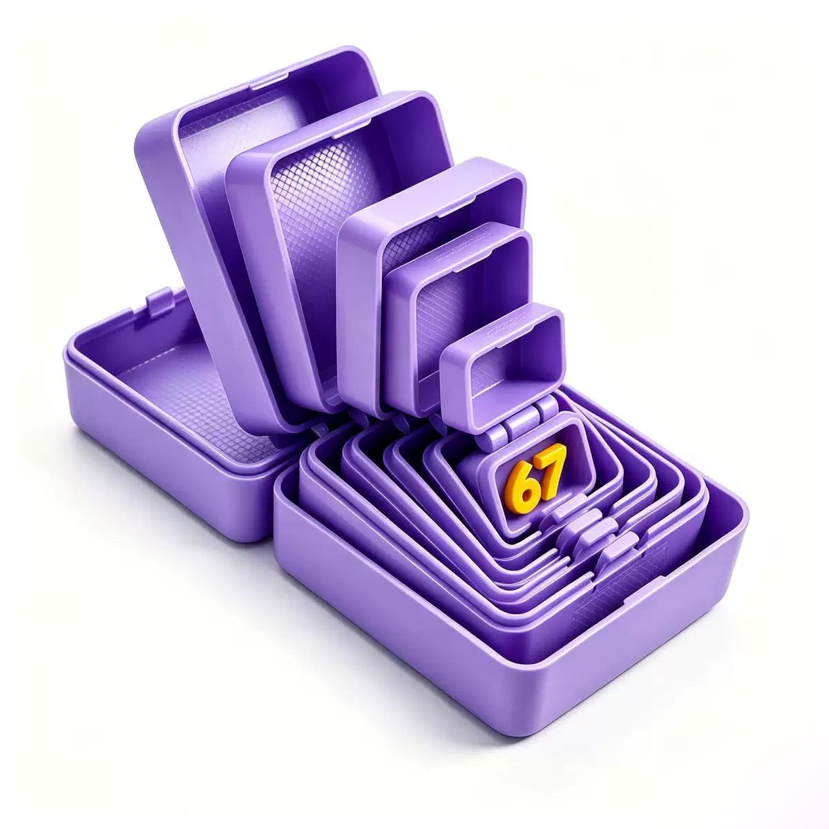 6-Layer “67” Nested Prank Gift Box – Never-Ending 3D Printed Surprise Box