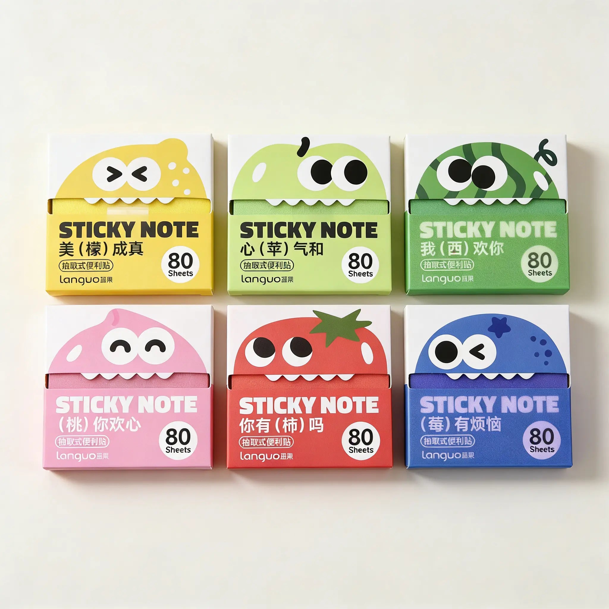12 Boxes Glitter Transparent Sticky Notes (960 Sheets) | Reusable, No Residue, Strong Hold