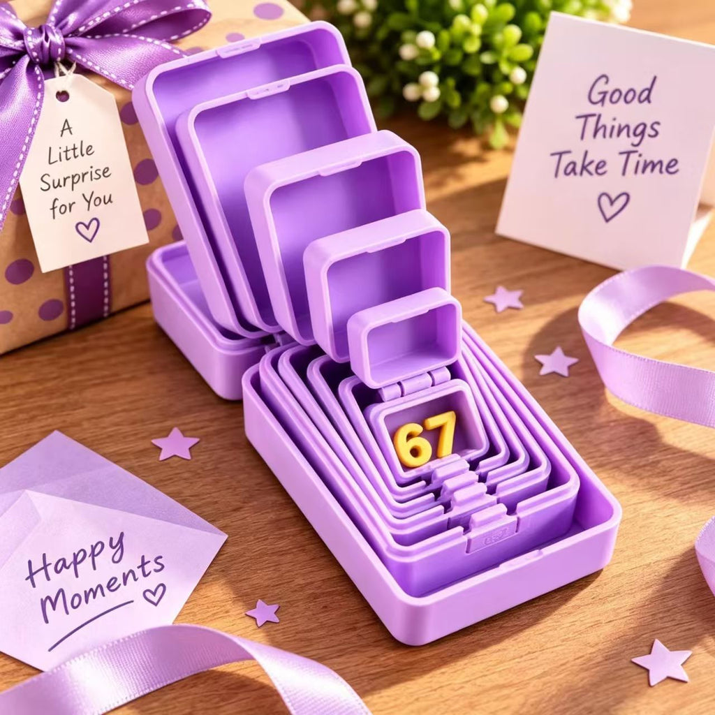 6-Layer “67” Nested Prank Gift Box – Never-Ending 3D Printed Surprise Box