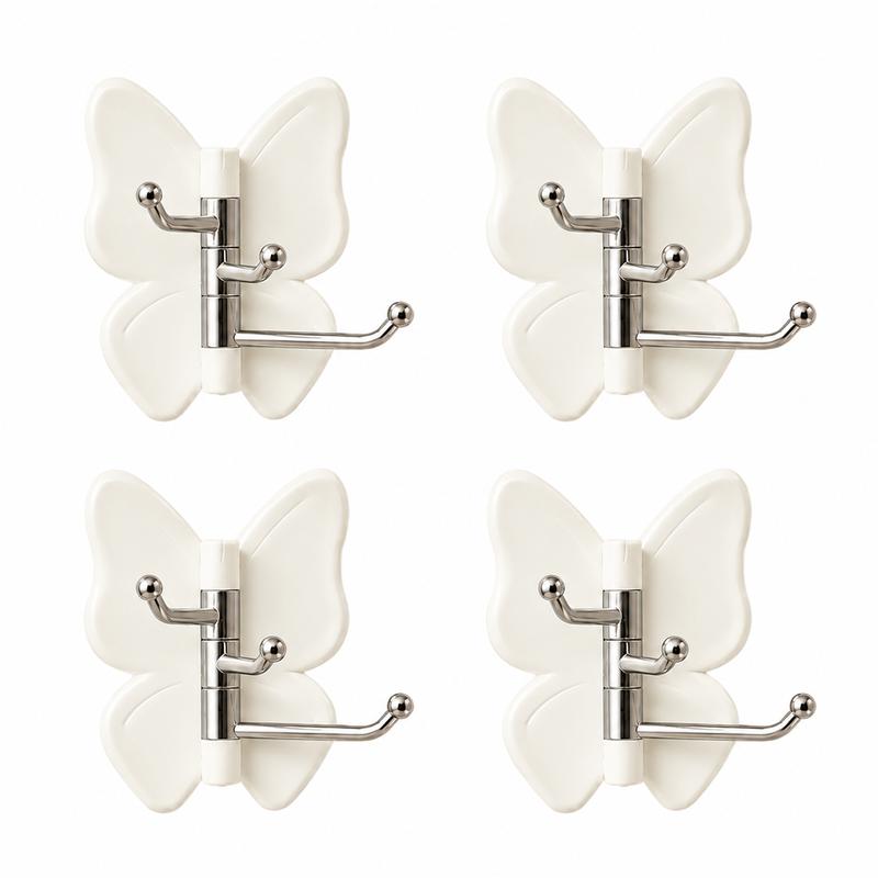 Rotating Butterfly Wall Hook – No-Drill Adhesive Organizer