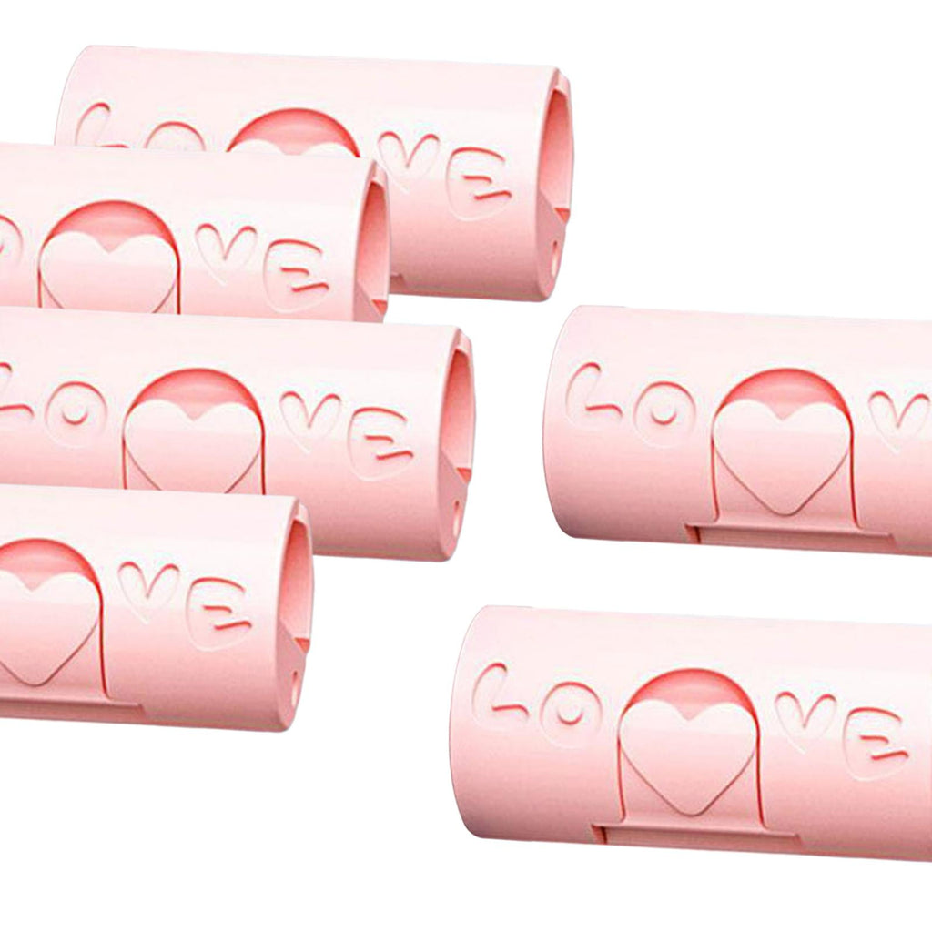 6-Pack Heart Duvet Clips – Cute No-Pin Bedding Fasteners for Comforters, Sheets, Blankets & Snack Bags