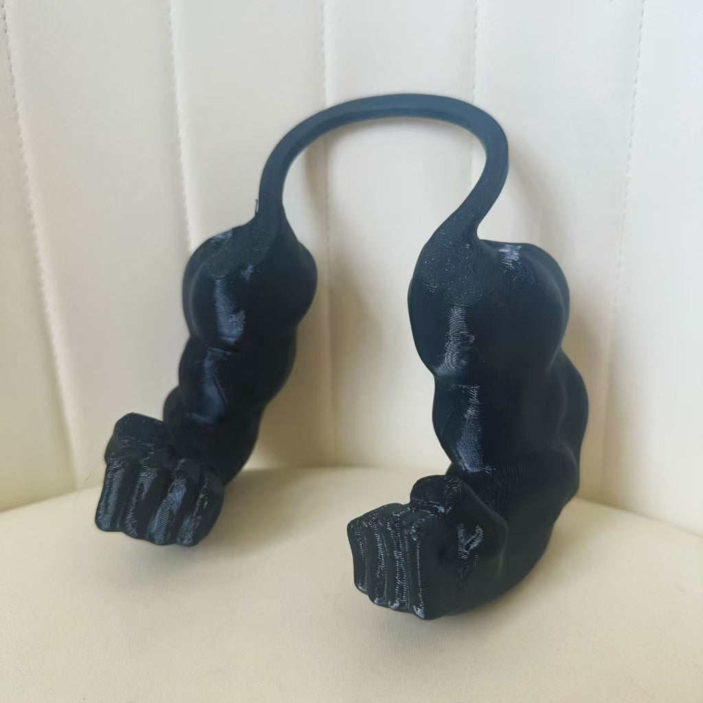 Cat Muscle Arm Halloween Costume Accessory, 3D Printed Cat Neck Muscle Arm Decoration, Funny Pet Cosplay Prop for Cats Dogs Rabbits, Adjustable Lightweight Design for Halloween Party Photos