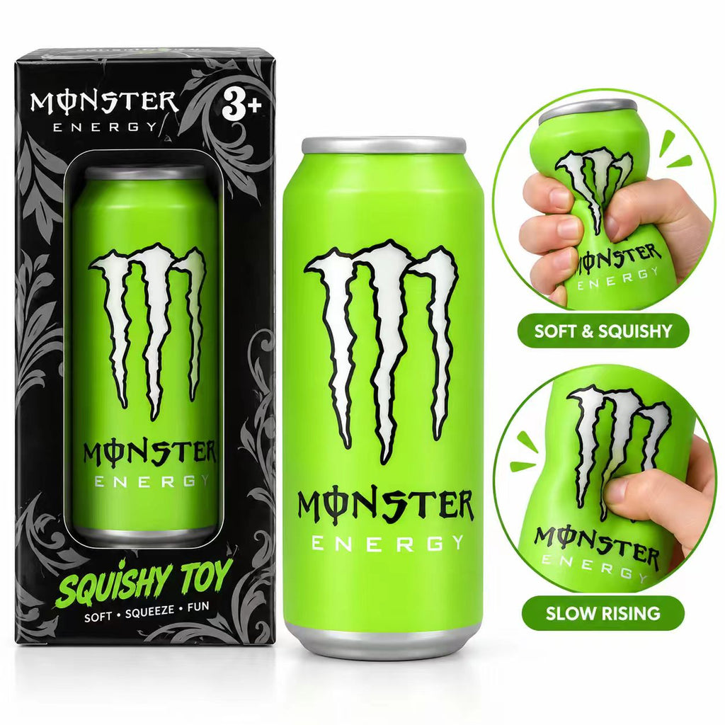 Energy Drink Can Squishy Toy – Soft TPR Squeeze Fidget Toy