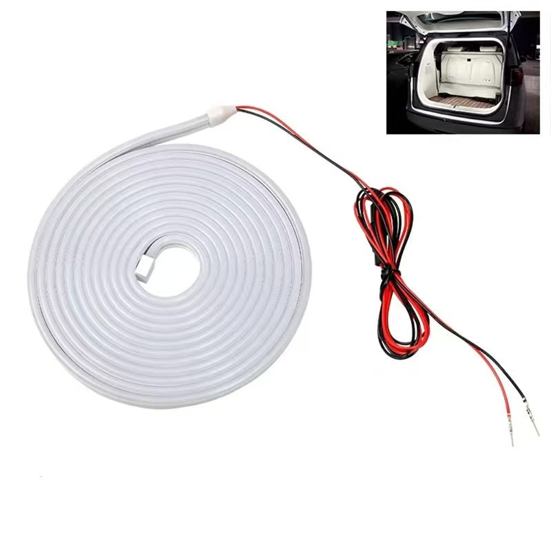 Universal Car Trunk LED Light Strip | Plug & Play Cargo Lighting with Dynamic Start-Up Scan & Steady-On Mode