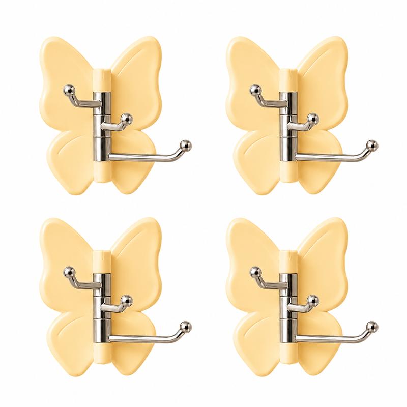 Rotating Butterfly Wall Hook – No-Drill Adhesive Organizer