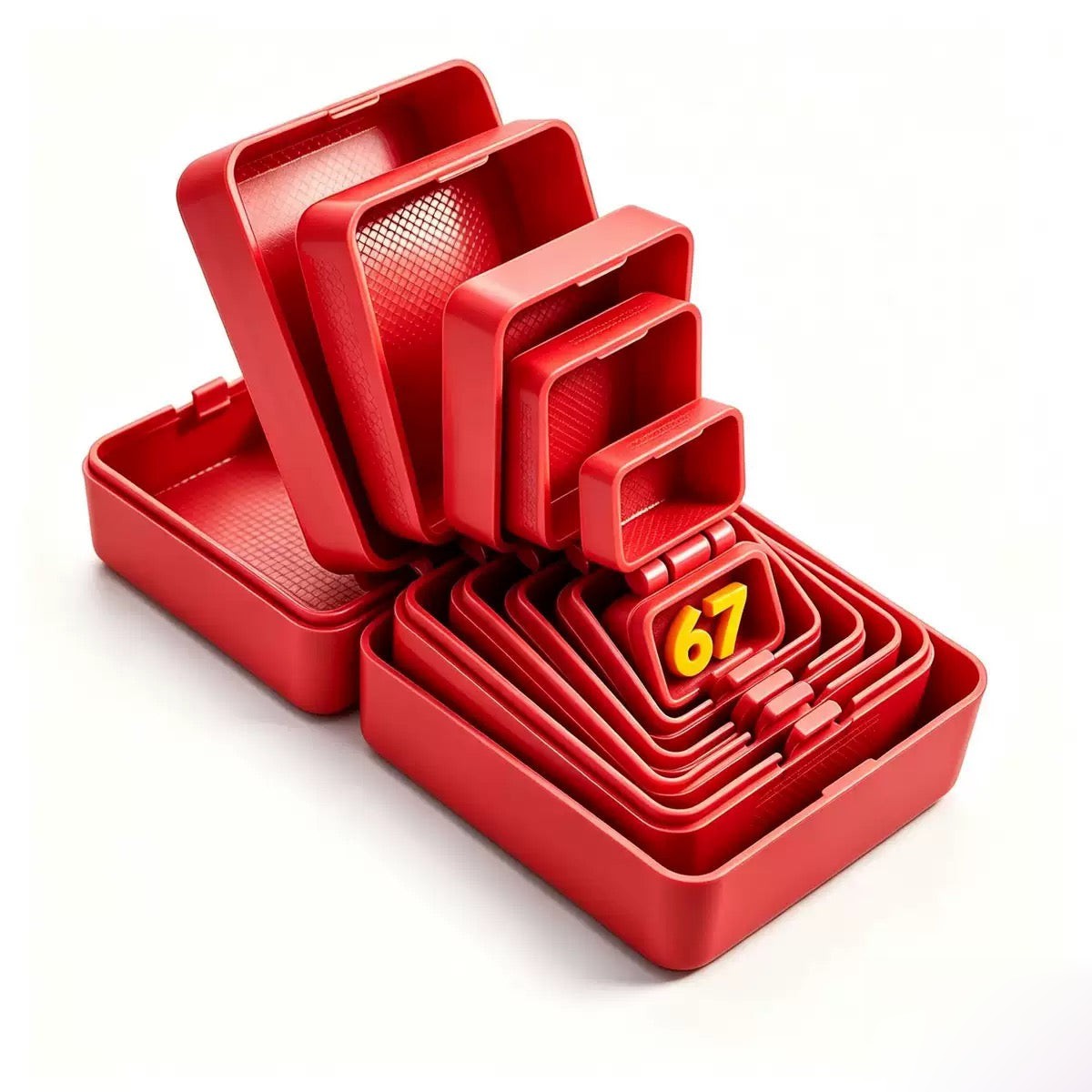 6-Layer “67” Nested Prank Gift Box – Never-Ending 3D Printed Surprise Box