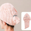 Extra-Thick Microfiber Hair Drying Towel Cap – Large Quick-Dry Hair Wrap