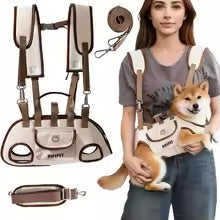 Full-Body Dog Lift Harness – Support Carrier with Backpack & Single-Shoulder Options for Stairs, Walking and Everyday Mobility