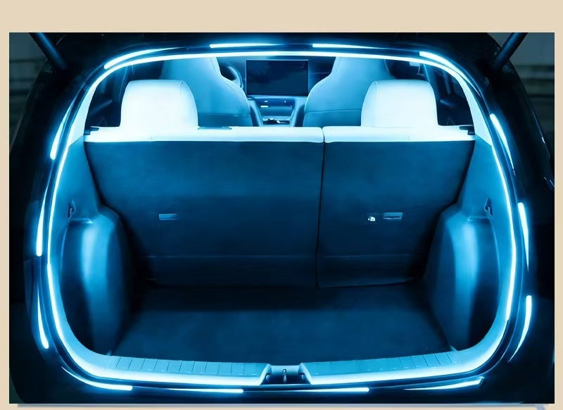 Universal Car Trunk LED Light Strip | Plug & Play Cargo Lighting with Dynamic Start-Up Scan & Steady-On Mode