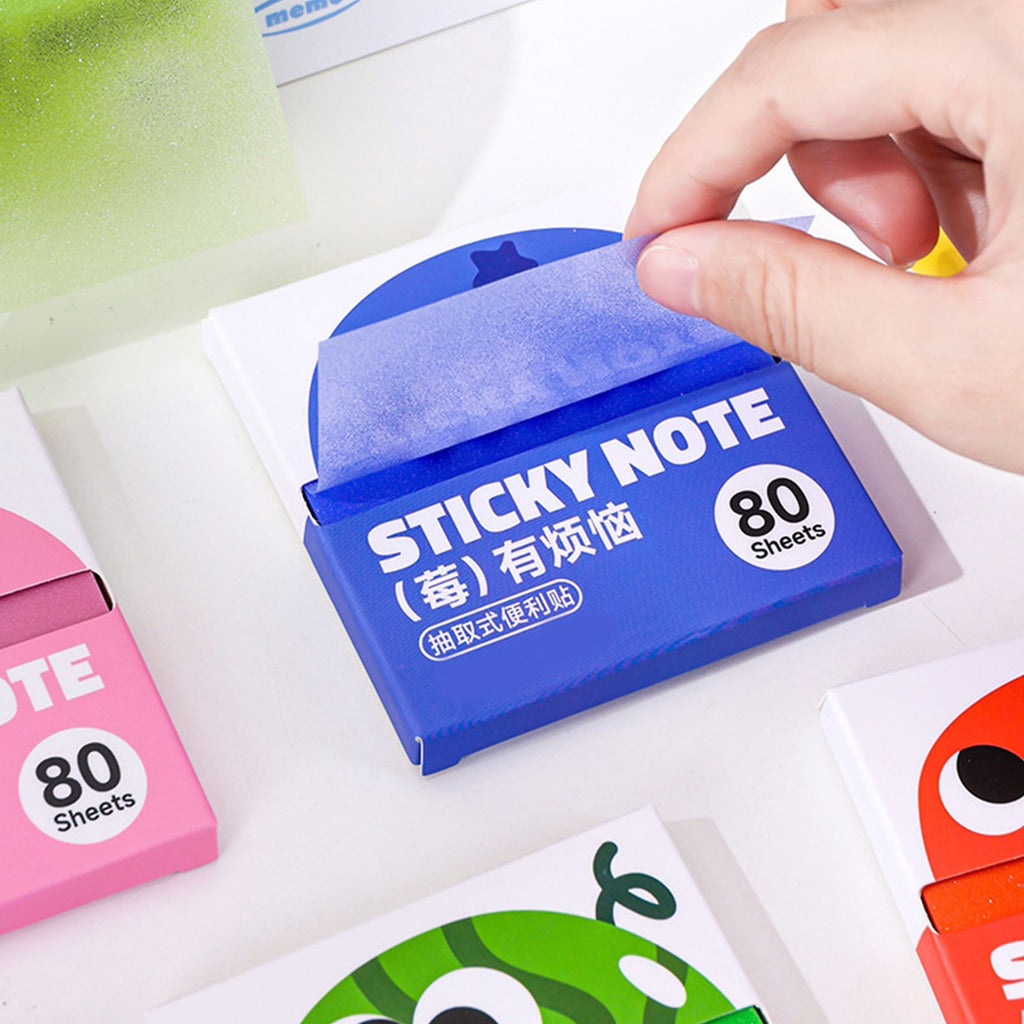 12 Boxes Glitter Transparent Sticky Notes (960 Sheets) | Reusable, No Residue, Strong Hold