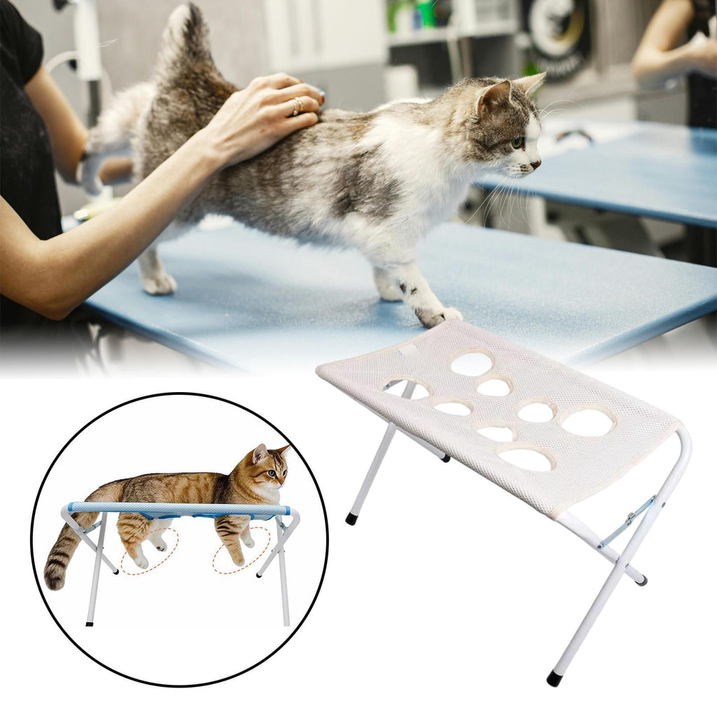 Pet Wash & Grooming Station — Perforated Quick-Dry Bath Bed for Dogs & Cats, All-in-One Grooming Table Mat with Drainage Holes