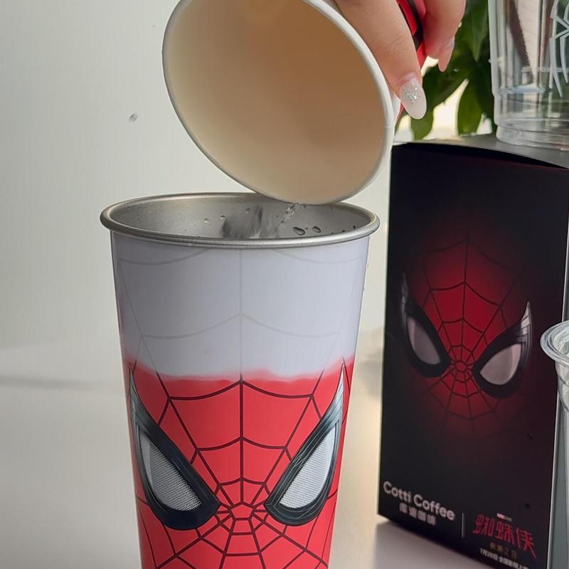 Spider-Man Color Changing Tumbler 500ml/700ml with Lid & Straw