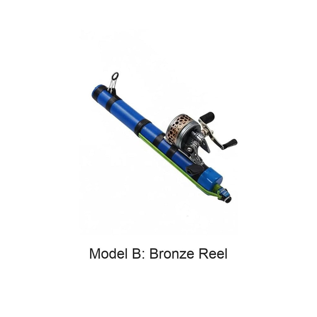 Fishing Catapult Rod, Portable Compact Telescopic Slingshot Fishing Reel, Professional Pole Shooting Hunting Lure Fishings Tools, Saltwater and Freshwater Great Gear for Outdoor Anglers Travel